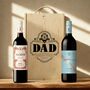 Best Dad Wine Gift Set With Custom Lid, thumbnail 7 of 12