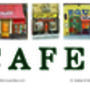 Glasgow Cafes Tea Towel, thumbnail 7 of 7