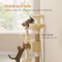 Heavy Duty Cat Tower With Scratching Posts And Caves, thumbnail 8 of 11