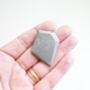Studio Waste Sustainable Concrete Brooch, thumbnail 3 of 7