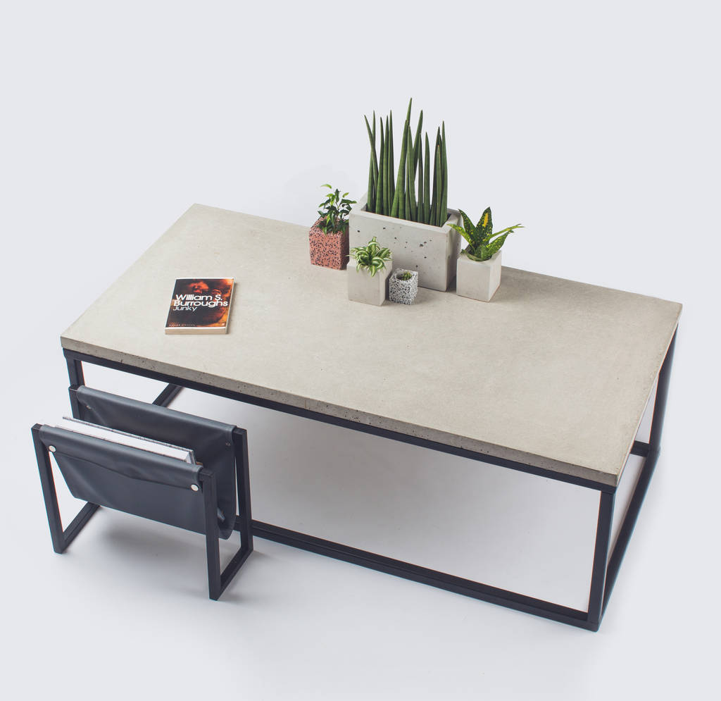 concrete coffee table by daniela rubino designs ...
