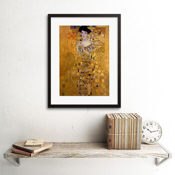 Klimt Adele Bloch Bauer Living Room Wall Art Print, 2 of 3