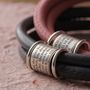 Just Because Leather And Story Personalised Bracelet, thumbnail 6 of 7