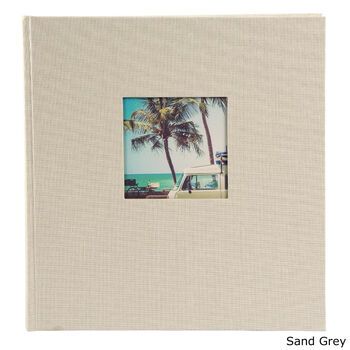 Large Traditional Style Linen Photograph Album With Opaque Glassine Interleaves, 4 of 12