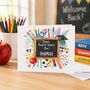 Personalised Back To School Blackboard Card, thumbnail 2 of 7