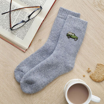 British 4x4 Countryside Vehicle Wool Socks – Perfect Gift For Countryside Lovers And Dog Walkers, 4 of 12