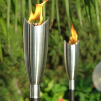 Garden Oil Torch Silver Naples, 3 of 4