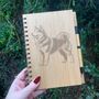 Personalised Alaskan Malamute Dog Engraved Notebook, thumbnail 1 of 2