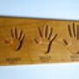 Personalised Wooden Hand Print Impression Plaques, thumbnail 5 of 5