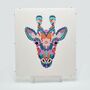Mandala Giraffe Cross Stitch Kit, thumbnail 4 of 10