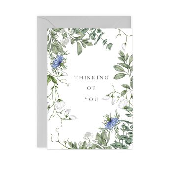 Ethereal 'Thinking Of You' Botanical Card, 2 of 3