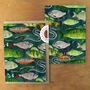 Flumens Freshwater Fish Print A6 Greetings Cards, thumbnail 3 of 7