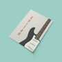 Electric Guitar Print | Stratocaster Music Poster, thumbnail 3 of 9