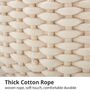 Set Of Three Cotton Rope Storage Organizer, thumbnail 7 of 9