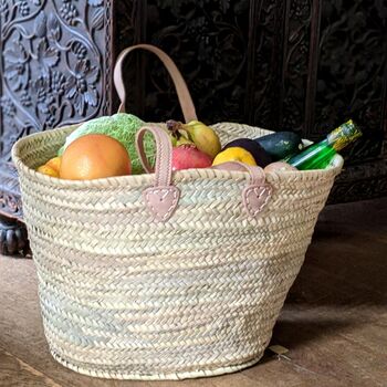 Classic French Market Basket Short Handles | Medium, 2 of 5