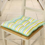 Pastel Striped Dining Seat Pads, thumbnail 3 of 8
