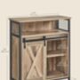Storage Cabinet Cupboard With Sliding Door, thumbnail 2 of 10