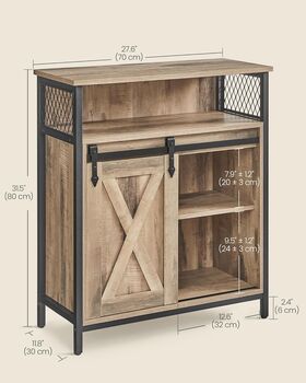 Storage Cabinet Cupboard With Sliding Door, 2 of 10
