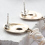 Abstract Pearl Earrings, thumbnail 5 of 5