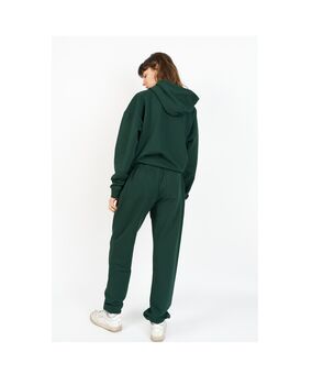 Dark Green Oversized 100% Cotton Loungewear Set, 2 of 4