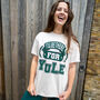 There For Yule Women's Christmas T Shirt In Sand, thumbnail 3 of 4