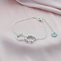 Beaded Special Number Infinity Bracelet, thumbnail 1 of 4