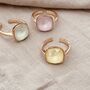 Square Crystal Cocktail Ring, thumbnail 2 of 6