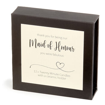 Maid Of Honour, Relaxation Candle Wedding Gift Set, 2 of 12