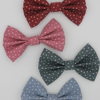 Pink Star Dog Bow Tie, 5 of 6