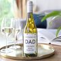 Personalised 'Geometric' Father's Day Bottle Of Wine, thumbnail 1 of 2