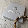 Men's Chelsea Football Fan Tiger's Eye Bracelet, thumbnail 6 of 6