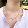 Waterproof Gold Plated Sun Necklace, thumbnail 1 of 3
