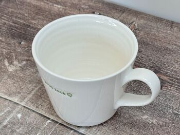 White 'Good Luck' Mug, 2 of 3