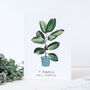 Plant Happy New Home Moving Card, thumbnail 1 of 4