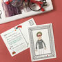 Kids Colour In Postcard Portraits Pack, thumbnail 1 of 3