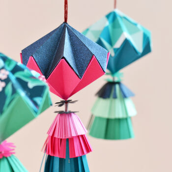 Hanging Origami Decoration Craft Kit, 2 of 8