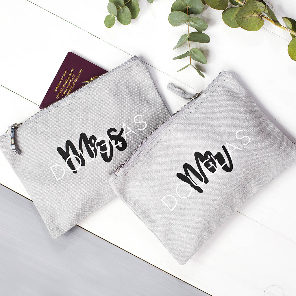 Personalised Couples Travel Bag Set, 1 of 3