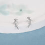 Sterling Silver Hammerhead Shark Stud Earrings, thumbnail 1 of 12