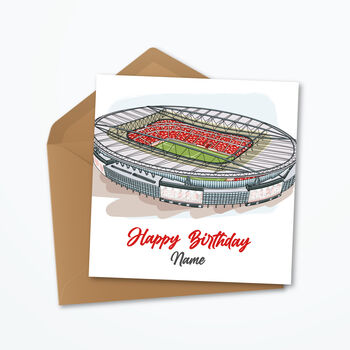 Arsenal Personalised Birthday Card, 2 of 6