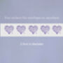 Sister Purple Heart Birthday Butterfly Card, thumbnail 5 of 12