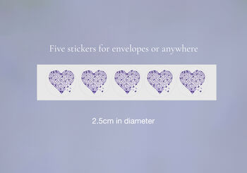 Sister Purple Heart Birthday Butterfly Card, 5 of 12