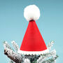 Personalised Felt Party Hat Christmas Tree Topper, thumbnail 4 of 7