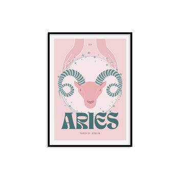 Aries Zodiac Print, 4 of 11