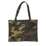 Large Vegan Camo Shopper Tote Bag Mother's Day Gift, thumbnail 4 of 7