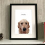 Personalised Dog Portrait Colour Illustration, thumbnail 7 of 7
