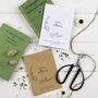 'No Rain, No Flowers' Personalised Lavender Seed Packet, thumbnail 1 of 5