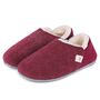 Women's Closed Back Slippers In Berry, thumbnail 10 of 11