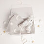 Unisex Zebra Plush Toy And Star Blanket Baby Gift Set, thumbnail 2 of 5