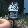 Personalised Nanny's Garden Sign Light, thumbnail 8 of 11