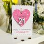 Personalised 21st Birthday Gift For Her And Card, thumbnail 2 of 4